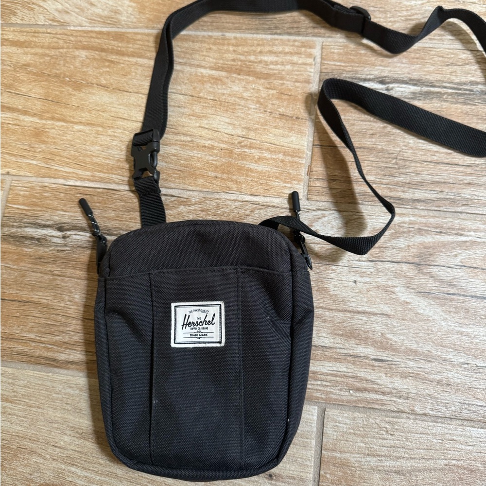 Herschel Supply Company Black Messenger Bag